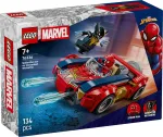 LEGO MARVEL 76336 Žmogus-voras automobilis prie&scaron; Venomizuotą Wolverine'ą