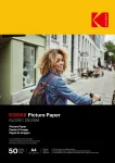 Kodak Picture Paper blizgus A4 fotopopierius, 230 g, 50 lapų (9891267)