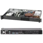 Supermicro SuperChassis 510-203B (Juoda) &ndash; 1U Rack-Montage &ndash; micro ATX 200 W