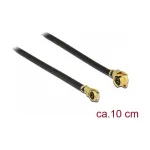 Delock 89647 antenos kabelis, MHF į MHF 4, 10 cm, juodas