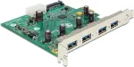 DeLOCK 89323 sąsajos plok&scaron;tė, 4x USB 3.0 (USB 3.2 Gen 1) Type-A, PCI Express