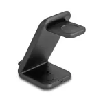 DELOCK 66941 Belaidis įkroviklis 3-in-1 i&scaron;maniajam telefonui, i&scaron;maniajam laikrodžiui, ausinėms USB Type-C 15W vidaus juodas