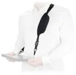 Mobilis Universal Breakaway Shoulder STRAP+EXPANDABLE POCKET-2 AT.PTS (001092) &ndash; universalus atsegamas peties diržas su i&scaron;plečiama ki&scaron;ene