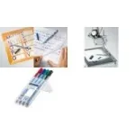 Markeris Staedtler Lumocolor correctable M 4 vnt. Juoda Mėlyna Žalia Raudona