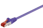 Wentronic CAT 6-050 LC S/STP PiMF 0,5m Patch kabelis, RJ-45 Ki&scaron;tukas/Ki&scaron;tukas, Auksinis, Violetinis (95470)