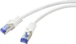 Renkforce RF-6830456 RJ45 tinklo kabelis, jungiamasis kabelis CAT 6a S/FTP 5,00 m Baltas 1 vnt.