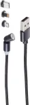 USB laidas ShiverPeaks BS14-19001 1 m USB A / USB C ir Micro-USB B juodas