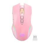 Belaidė žaidimų pelė Onikuma CW905 rožinė 2.4G