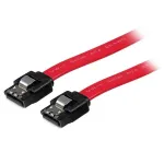 StarTech.com 8 colių fiksuojantis SATA į SATA kabelis - F/F, 0.2032 m, SATA III, SATA 7 kontaktų, SATA 7 kontaktų, Vyri&scaron;kas/Vyri&scaron;kas, Raudonas