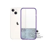 PanzerGlass ClearCaseColor&trade; iPhone 13 - Grape (violetinis) permatomas apsauginis dėklas i&scaron; grūdinto stiklo