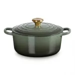 Le Creuset Signature apvali kepimo forma 24 cm čiobrelių spalvos