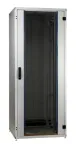 Laisvai pastatomas stelažinis kabinetas EFB Elektronik PRO-2486GR.G1SV 24U, max apkrova 1000 kg, raktinis užraktas, IP20, pilkas