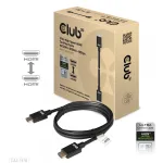 CLUB3D Ultra High Speed HDMI 2.1 sertifikuotas laidas 48Gbps 1,5 m