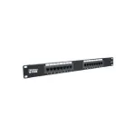 TRENDnet Patch Panel - CAT 6 - 48 Ports - 2U Rack-Mount - Unshielded - Black