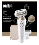 Braun Silk-&eacute;pil 9 Flex 9-030 Epiliatorius Auksinis Baltas