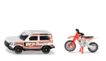 SIKU Blister Land Rover Defender ir KTM motociklas