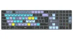 Logickeyboard DaVinci Resolve Classic Titan DE (Mac) &ndash; voki&scaron;kas i&scaron;dėstymas, laidinis USB, ap&scaron;viesta redagavimo klaviatūra