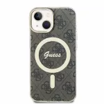 Guess GUHMP15SH4STW iPhone 15 / 14 / 13 6,1 inch Brown Hardcase IML 4G MagSafe