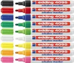 EDDING 4095 Liquid Chalk Marker Orange 2-3 mm Chisel Nib 1 Piece
