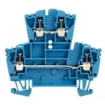 Weidm&uuml;ller W-Series Feed-Through Terminal Block, Screw Connection, 2,5 mm&sup2;, 800 V, 24 A, Dark Beige, 2-Level