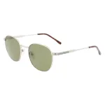 Lacoste L251S-40 Unisex Rectangular Sunglasses Dark Blue Frame Grey Lens 52mm