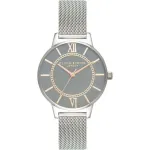 OLIVIA BURTON Moteri&scaron;kas laikrodis OB16WD86 34mm Rožinis auksas Nerūdijančio plieno tinklelis