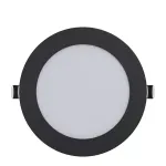 SYNERGY21 LED Ultra Slim LED Panel Light V6 9W Dual White (CCT) Black 24V