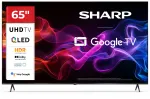 Sharp 65HP5265E 65" (165,1 cm) 4K Ultra HD i&scaron;manusis televizorius, Google TV, Wi-Fi, juodas