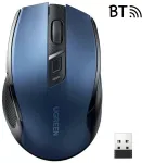 Ugreen MU006 belaidė optinė pelė 2,4 GHz / Bluetooth 5.0, 4000 DPI &ndash; mėlyna