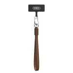 Audi Universal Phone Lanyard 28cm 10mm Leather Brown AU-HSLSL-GT/D1-BN
