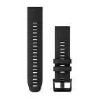 Garmin QuickFit 22 mm silikoninė laikrodžio apyrankė, juoda (010-13280-00)