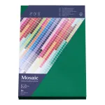 Artoz Papier Mosaic vokai DIN B6 be langelio, tamsiai žalia, &scaron;lapiai lipnūs, 20 vnt.