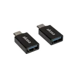 Lyties keitiklis USB Type-C į USB Type-A Akasa AK-CBUB62-KT02 (2 vnt.)
