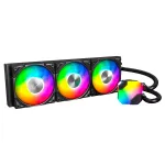 Vandens au&scaron;intuvas AIO Montech Hyper Flow ARGB 360 mm Juodas