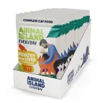 &Scaron;lapias ėdalas katėms animal island Everyday Pauk&scaron;tiena ir kepenėlės drebučiuose multipack 12 x 85 g, suaugusioms, be glitimo ir sojos