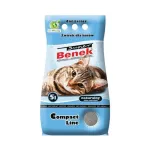 Kreminis kačių kraikas Super Benek Certech Compact, bentonito granulės, 5 L, greitai sugeriantis, &scaron;alina kvapus