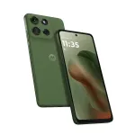 Motorola moto g56 5G 17,1 cm (6,72 colio) mobilusis telefonas, Dual SIM (nano-SIM + eSIM), Android 15, USB-C, 8 GB, 256 GB, 5200 mAh, 120 Hz, IP68/IP69, Dill Green