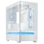 ASUS PRIME AP202 ARGB Midi bok&scaron;tas Baltas
