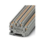 Phoenix 3210567 PTTB 2.5 dviejų lygių gnybtų blokas, push-in, 2,5 mm&sup2;, 500 V, 22 A, pilkas