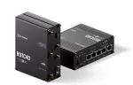 Teltonika Networks RUTC40 pramoninis 4G LTE Cat 6 dviejų juostų Wi-Fi 5 gigabitinės spartos mar&scaron;rutizatorius su dviguba SIM, GNSS, UK maitinimo &scaron;altiniu
