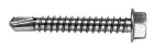VOLTENO MF-530-4838 savisriegis varžtas su &scaron;e&scaron;iabriaune poveržle 4,8 x 38 mm, cinkuotas anglinis plienas, DIN 7504K, sidabrinis