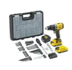 BOSCH V20 18V be&scaron;epetėlis plaktukinis gręžtuvas 2Ah komplektas KB W ACC