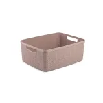 CURVER Basket Jute M 12L 36x28x15cm rausva