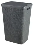 CURVER Laundry Box Jute 58L 43x34x60cm tamsiai pilka skalbykla