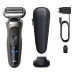 Braun Series 7 72-C1200s elektrinis skustuvas &ndash; &scaron;lapiam ir sausam skutimuisi, juodos/bronzos spalvos, nerūdijantis plienas