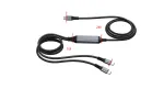 ALLNET USB-C PD įkrovimo skirstytuvas 100W (70W+30W), tik įkrovimui, juodas S217890