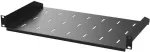 IT-BUDGET 19 inch fiksuota stelažo lentyna 1U, 200 mm gylio, 25 kg, juoda 90ITB19FB200S