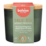 BOLSIUS True Joy kvapni žvakė stiklinėje su kam&scaron;tiniu dangteliu, Botanic Freshness, &Oslash;66 x 83 mm