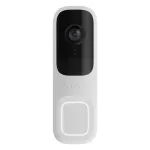 Ajax DoorBell White Wireless belaidis vaizdo skambutis 4 MP naktinis matymas maitinamas baterija