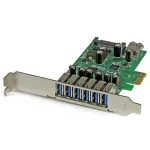 StarTech.com 7 prievadų PCI Express USB 3.0 kortelė &ndash; standartinė ir mažo profilio konstrukcija